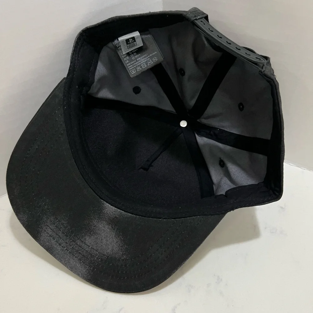 Sony PlayStation Black and Gold Cap